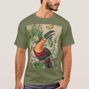 T-shirt Toucan Jungle Tropical Bird Belle antique