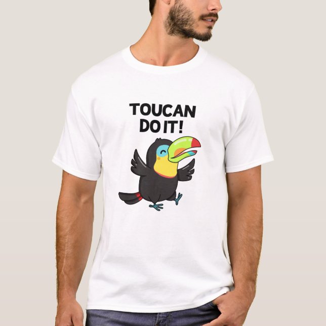 T-shirt Toucan Le Faire Drôle Amusant Jeu D'Oiseaux Positi (Devant)