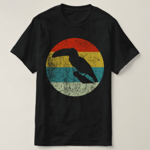T-shirt Toucan rétro vintage silhouette les années 70