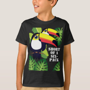 T-shirt Toucans à l'exception d'un pack six [texte personn