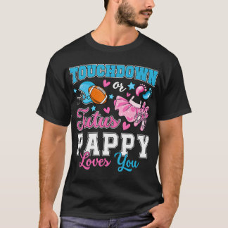 T-shirt Touchdown Ou Tutus Pappy Aime Vous Mignonne Genre 