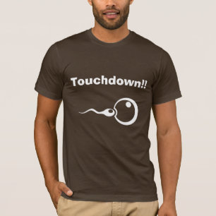T-shirt Touchdown ! ! Papa frais à être chemise