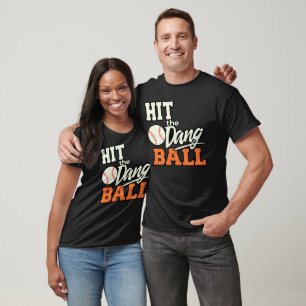 T-shirt Touchez Le Dang Ball Vintage, Baseball Branché, Dr