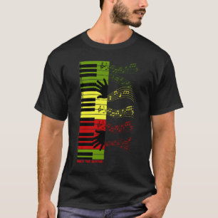 T-shirt Touchez le Rythme – Musique Artistiques Touches de