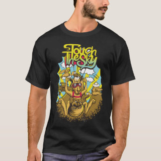 T-shirt Touchez le Sky Kangaroo Adventure Funny Paraglidin