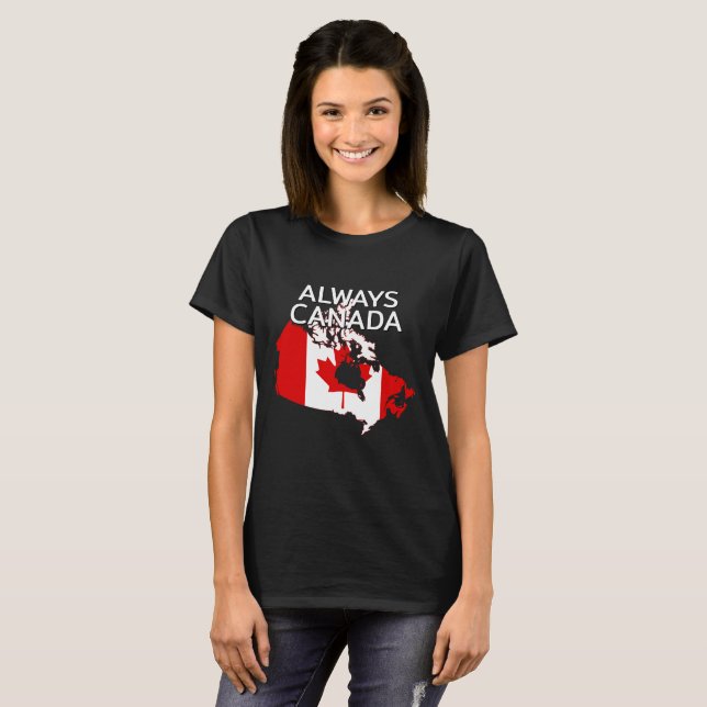 T-shirt Toujours Canada (Devant entier)