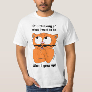 T-shirt Toujours en train de penser à ce que je veux être
