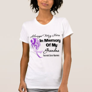 T-shirt Toujours mon héros dans la grand-maman de mémoir