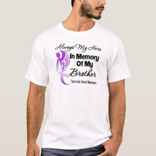 T-shirt Toujours mon héros dans le frère de mémoire - Canc