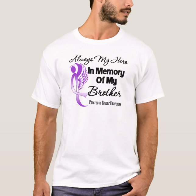 T-shirt Toujours mon héros dans le frère de mémoire - Canc (Devant)
