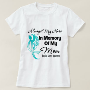 T-shirt Toujours mon héros en mémoire maman - Cancer de l'