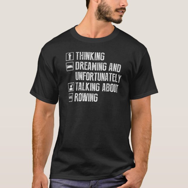 T-shirt Toujours Réfléchir À Rêver Et À Parler De Ravitail (Devant)
