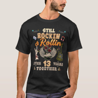 T-shirt Toujours Rockin Et Rollin Après 13 Ann Ensemble Ap