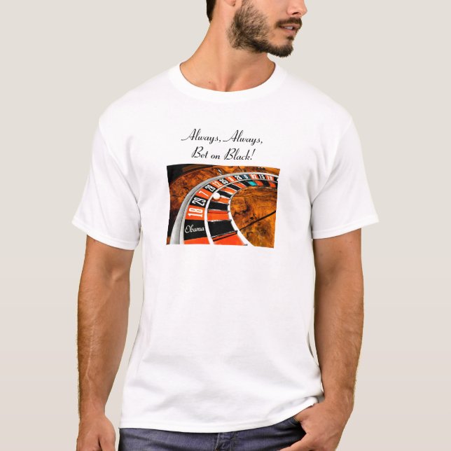 T-shirt Toujours, toujours, pari sur le noir ! (Devant)