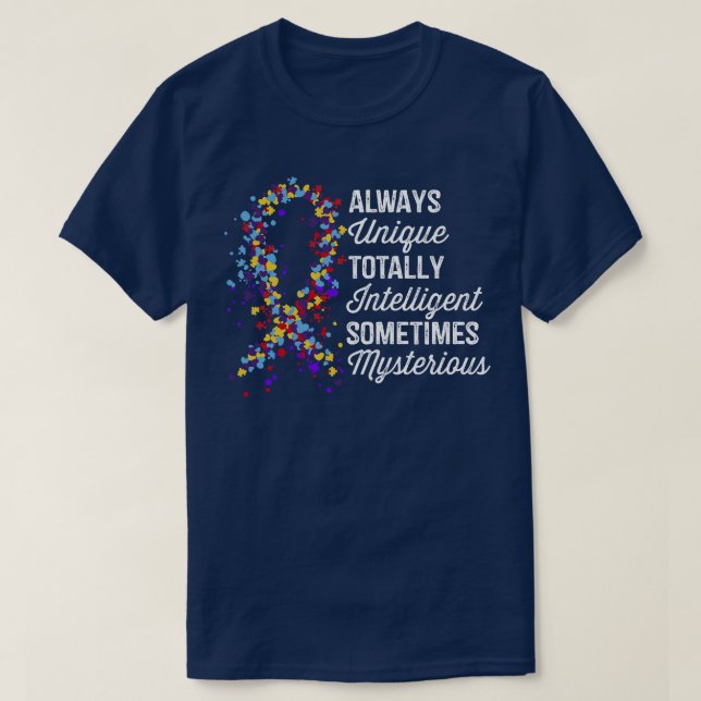 T-shirt Toujours une Sensibilisation sur l'autisme totalem (Design devant)