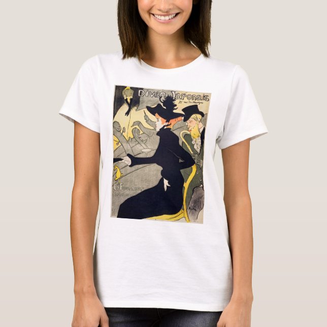 T-shirt Toulouse-Lautrec - Divan Japonais (Devant)