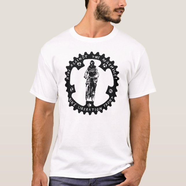 T-SHIRT TOUR CONTRE L'AVANT DE LIBÉRATION DE MACHINE-BIKE (Devant)