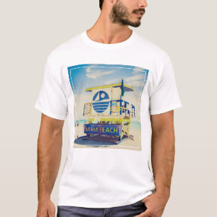 T-shirt Tour de garde  South Beach, Miami, Floride