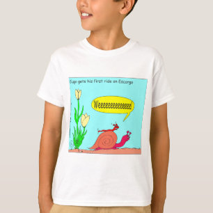 T-shirt Tour de lingot sur la bande dessinée d'escargot