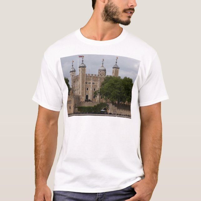 T-shirt Tour de Londres Angleterre vue de l'autre côté de (Devant)
