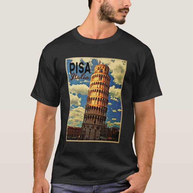 T-shirt Tour de Pise (Devant)