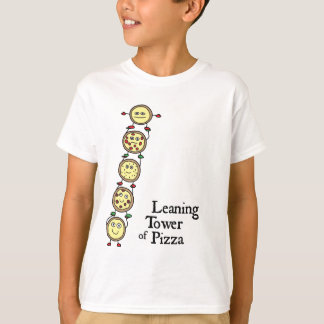 T-shirt Tour de Pizza penchée