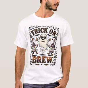 T-shirt Tour de potion d'Halloween ou Brasserie Vintage Gr