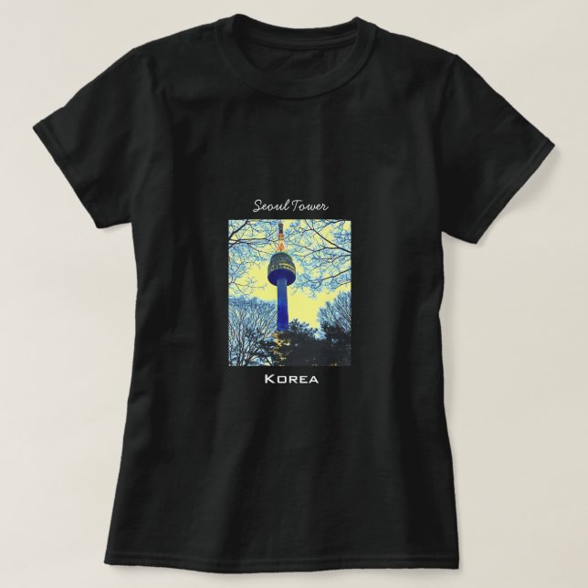 T-shirt Tour de Séoul Corée (Design devant)