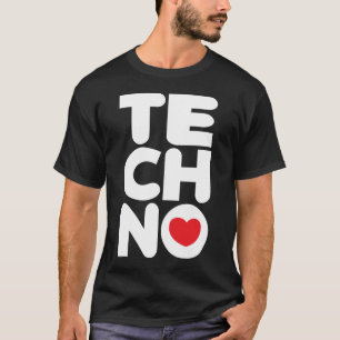 T-shirt Tour de techno