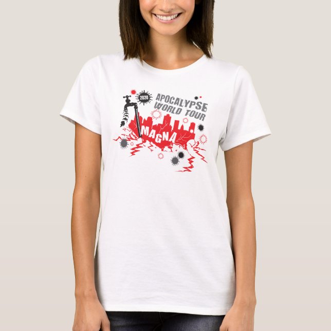 T-shirt Tour du monde d'Apocalypse 2020 Magna Utah (Devant)
