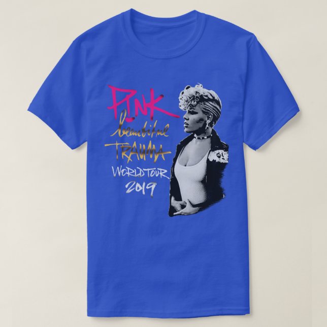 T-shirt Tour du monde de Trauma Rose (Design devant)