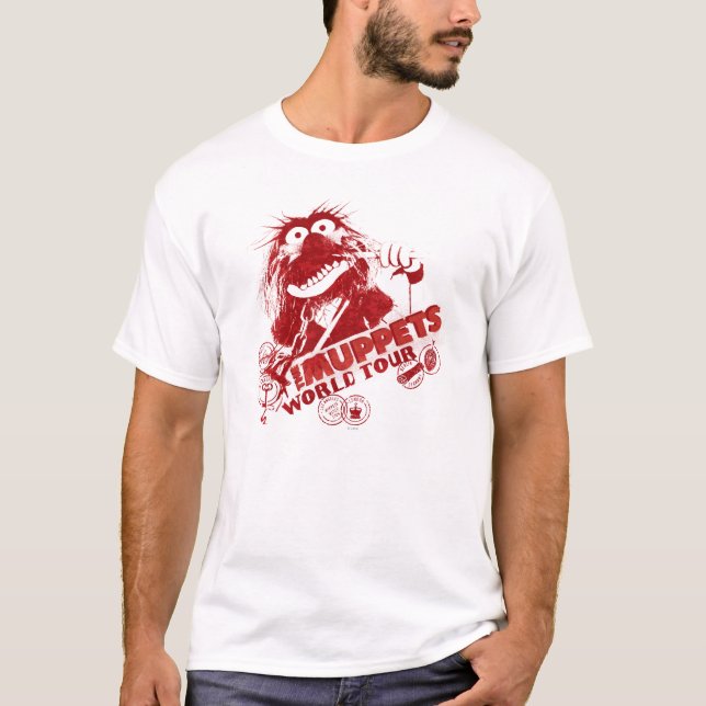 T-shirt Tour du monde des animaux (Devant)