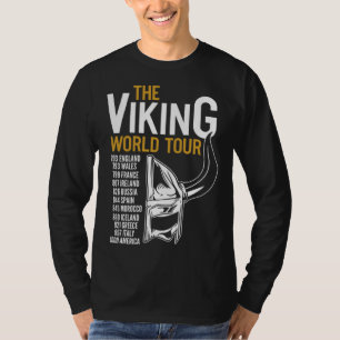 T-shirt Tour du monde Viking Mythologie Nordique Valhall
