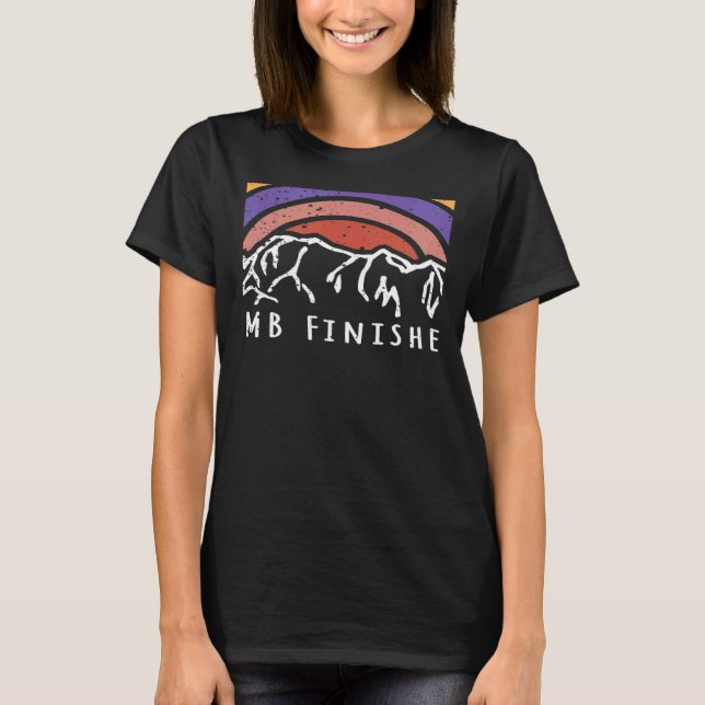 T-shirt Tour du Mont Blanc Chamonix France Italie Suisse (Devant)