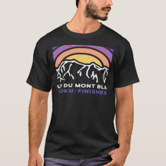 T-shirt Tour du Mont Blanc Chamonix France Italie Suisse