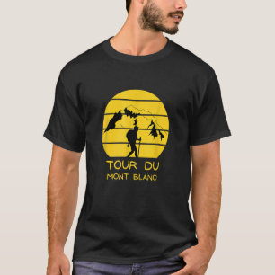 T-shirt Tour du Mont Blanc randonnée interurbain Randonnée