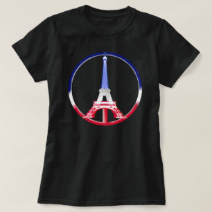 T-shirt Tour Eiffel Paris Paix
