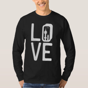 T-shirt Tour Love Contrôle de la circulation aérienne
