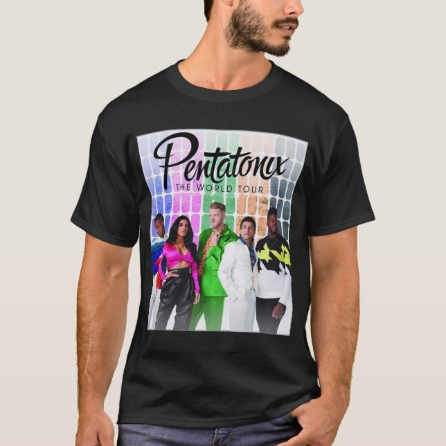 T-shirt Tour Pentatonix ptx (Devant)