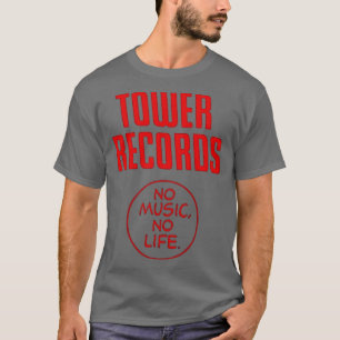 T-shirt Tour Record Pas de musique Pas de vie
