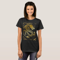 Tourbillon de dragon d'or