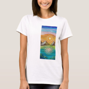 T-shirt Tourbillon d'énergie de la nature