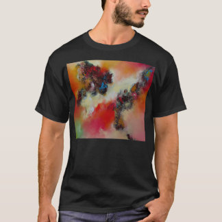 T-shirt tourbillon moderne coloré