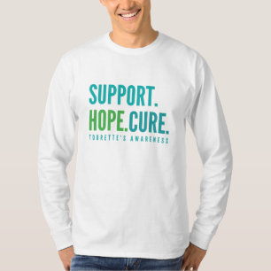 T-shirt tourette de soutien espoir de guérison Long Sleft 