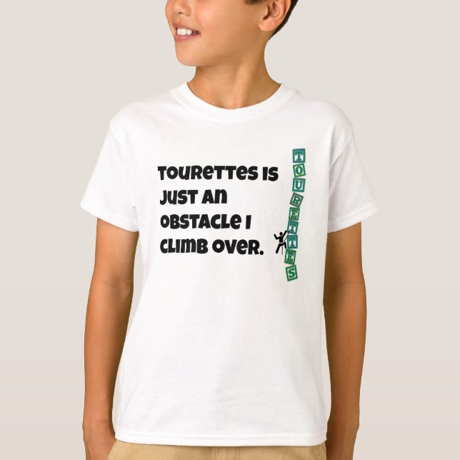 T-shirt Tourettes est juste un obstacle (Devant)