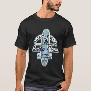 T-shirt Tourisme et local Père Noël Cruz Surfboard Tee