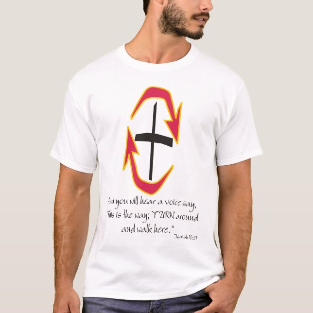 T-shirt Tournant DE RETOUR (Devant)