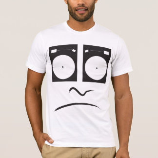 T-shirt Tourne-disque Face_1 triste