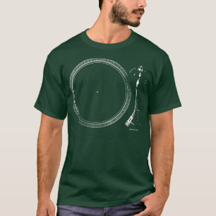 T-shirt Tourne-disque Retro Music Vintage Audio Vinyl Reco