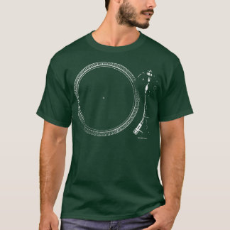 T-shirt Tourne-disque Retro Music Vintage Audio Vinyl Reco